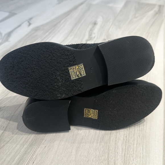 Jeffrey Campbell Snakeskin Chainlink Boots Size 5 - Picture 6 of 7